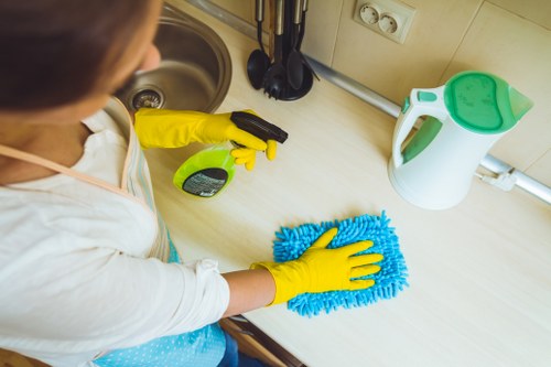 Regular home cleaning service in Barnes living room