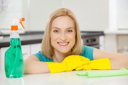 Deep cleaning a fabric sofa in Barnes with careful upholstery care