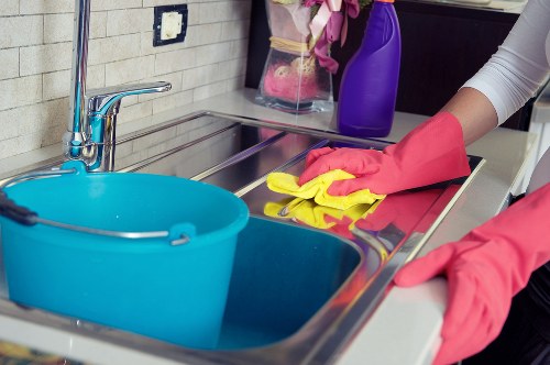 Professional cleaning of office and shared workspace areas in Barnes