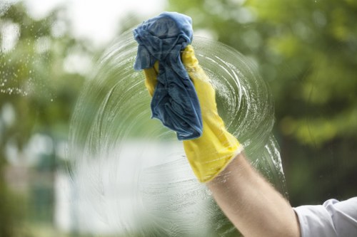 Local commercial cleaners handling a Barnes property with careful access planning