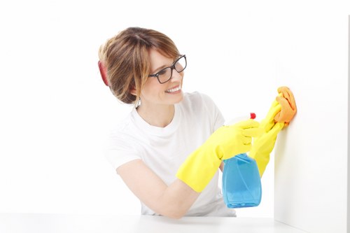 Local carpet cleaning equipment used in a Barnes property