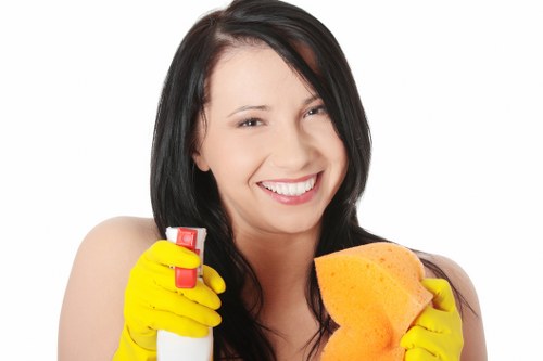 Cleaners Barnes team working safely and professionally