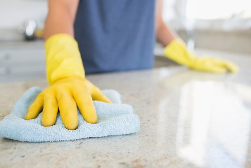 Manager assessing notes for a cleaning complaint