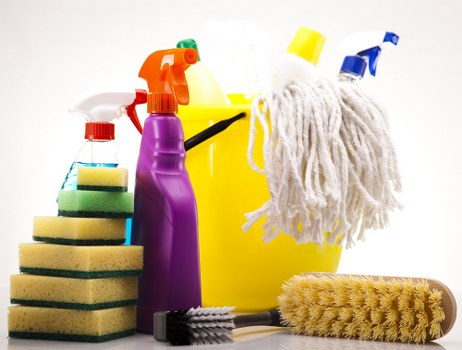 Professional builders cleaning service preparing a Barnes property for handover