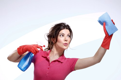 Local cleaners preparing a rental home in Barnes for inspection