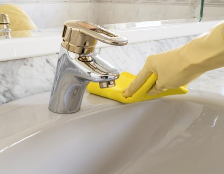 Local Airbnb cleaning team working on a Barnes rental property